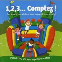 1, 2, 3... comptez ! : Des jeux et des stickers pour apprendre à compter - Idées Book