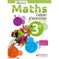 Cahier d'Exercices Iparcours Maths 3e - Génération 5