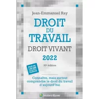Droit du travail droit vivant 2022: Connaitre, mais surtout comprendre le droit du travail d'aujourd'hui - Jean-Emmanuel Ray