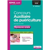 Concours Auxiliaire de puériculture - Entrée en IFAP - Épreuve orale - Entraînement - Concours 2016 - Gwenaëlle Taloc