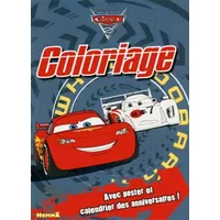 Coloriage Cars 2: Avec poster et calendrier d'anniversaire