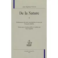 De la Nature: 2 volumes - Jean-Baptiste Robinet