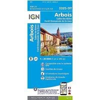 3325OT Arbois, salins les bains foret domaniale de la joux / recto - Institut Géographique National