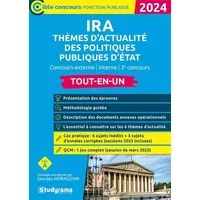 Concours des IRA – Thèmes d’actualité des politiques publiques d’État: Concours externe – Concours interne – 3e concours - Georges Moracchini, Mohamed Abalhassane, Frédérique Miailhe, Étienne Douat, Philippe de Casabianca