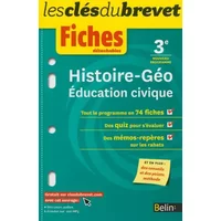 Histoire géographie éducation civique 3e : Fiches détachables - Floriane Dutel, Irène Jami, François Vincent