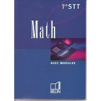 Math, première STT. Version du professeur - Collectif