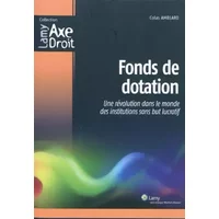 Fonds de dotation: Une révolution dans le monde des institutions sans but lucratif - Colas Amblard