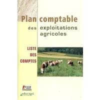 Plan comptable des exploitations agricoles : Liste des comptes - Educagri