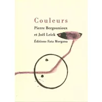 Couleurs - Pierre Bergounioux, Joël Leick