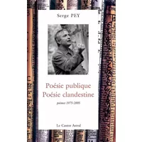 Poésie publique, poésie clandestine - poèmes 1975-2001 - Serge Pey