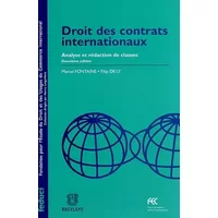 Droit de contrats internationaux: Analyse et rédaction des clauses - Marcel Fontaine, Filip De Ly