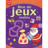 Bloc de jeux malins Bienvenue Père Noël : 3-4 ans - Chantecler, Anita Engelen