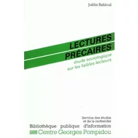 Lectures précaires - Joëlle Bahloul