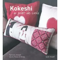 Kokeshi au point de croix - Sylviane Joseph, Cécile Pozzo di Borgo, Virginie Devaux, Tae Moriwaki
