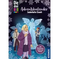 Die drei !!!, Zauberhafte Eiswelt: Adventskalenderbuch mit verschlossenen Seiten, 24 DIY-Lifehacks, Poster und Weihnachts-Playlist