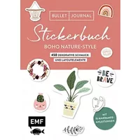 Bullet Journal Stickerbuch – Boho Nature-Style: 450 dekorative Schmuck-und Layoutelemente – Mit Anleitungen für Makramee-Deko – Alle Aufkleb