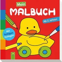 Mein erstes Malbuch (Ente): Ab 2 Jahren - Mit farbigen Vorlagen - Christian Ortega