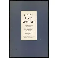 Geist und Gestalt. Erg.-Bd,.?Hälfte 1. Gesamtverzeichnis der Mitglieder der Bayerischen Akademie der Wissenschaften in den ersten beiden Jah - Ulrich (Bearb.) Thürauf