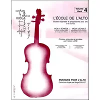 L'Ecole de L'Alto, Volume 4 - Viola - Frederic Laine