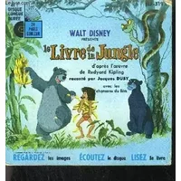LIVRE DISQUE - LE LIVRE DE LA JUNGLE D'APRES L'OEUVRE DE RUDYARD KIPLING - DISQUE NON INCLU - DISNEY W.
