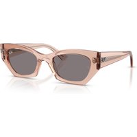 transparent pink-brown