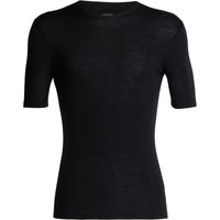 Icebreaker Herren Funktionsshirt 175 Everyday SS Crewe Merino Baselayer, Black, XL, 104482