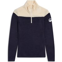 dark navy-creme