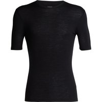 Icebreaker Herren Funktionsshirt 175 Everyday SS Crewe Merino Baselayer, Black, XL, 104482