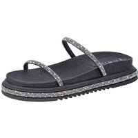 Papete Feminina Sandália Strass Lumiss Confortável Brilho Crital Flatform Plataforma