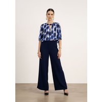 Blusa Iódice Solta Decote Careca Manga Curta Padrão