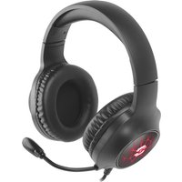 Casque Audio Speedlink VIRTAS Illuminated SL-860013-BK Filaire USB Supra-Auriculaire Eclairage Multicolore Noir