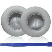 Coussinets de rechange, compatibles avec les casques JBL E35 E45BT E45, en cuir synthétique, pièces de réparation - Gris