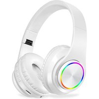 Casque audio Senza Fili Bluetooth 5.0 Della Cuffia Over-Ear HIFI Stéréo - blanc
