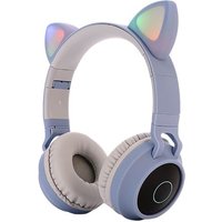 Casque audio 814 Bluetooth sans fil Confortable et portable - Bleu