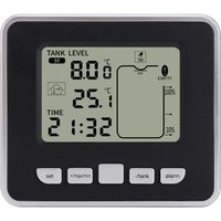 Alarme maison TS-FT002 Avec température ambiante, horloge affichage du niveau d'eau noir