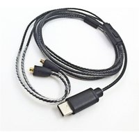 Câble MMCX Type-c audio pour casque AUDIOSENSE TK200 Noir