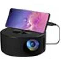 Mini Vidéoprojecteur Portable 100' Partage d'Écran Facile Pour Jeux Et Films Noir YONIS
