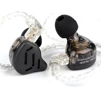 KZ Audio KZ ZAX Écouteurs intra-auriculaires - 1DD+7BA Wit / Avec microphone
