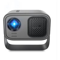 Brightake Projecteur, Bluetooth sans fil, mise au point électronique, Android 9.0, adapté au home cinéma, aux réunions, aux jeux, 17,5 x 11 x 10,2