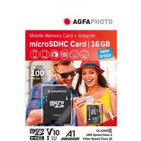 Agfa Photo Mobile Carte Mémoire Microsdhc 16 Gb Uhs-i U1