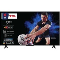 Television 4k led uhd hdr google tv 55 pouces l.122.6 cm h.75 cm p61k dolby audio bluetooth hdmi - TCL