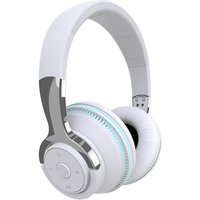 Casque Audio Bluetooth H2 - Sans Fil, Subwoofer Stéréo, Port Micro SD - Blanc