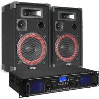 Fenton FPL700 Système audio Bluetooth et mp3 classe-D 700W - idéal pour animer vos soirées