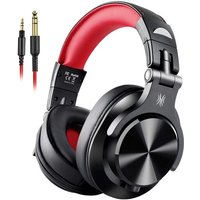 Casque Audio Filaire OneOdio A71 Compatible Smartphone/PC-Noir rouge