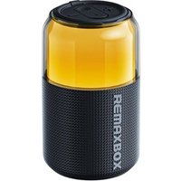 LINFE Enceinte portable sans fil, Bluetooth 5.3, 4 modes d'éclairage RVB, système audio axé sur le design, jaune