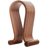 Casque audio Support cintre présentoir bureau en bois massif pour le décor - Kaki