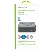 Nedis BTTC200BK - Récepteur/transmetteur audio sans fil Bluetooth pour casque, haut-parleur, téléphone portable, tablette - noir