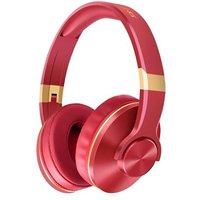 Casque audio BT808 musique Carte TF Bluetooth pour PS4 / PC,sans fil - rouge