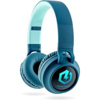 Casque Audio PowerLocus Pwl-Buddy Sans Fil Bluetooth Circum Auriculaire Avec Microphone Bleu