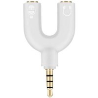 3,5 mm stéréo Audio Splitter Mic & Prise casque Prise d'adaptateur pour téléphone portable